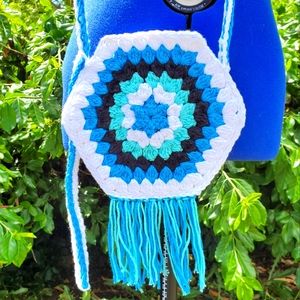 Festival Bag Crochet Evil Eye